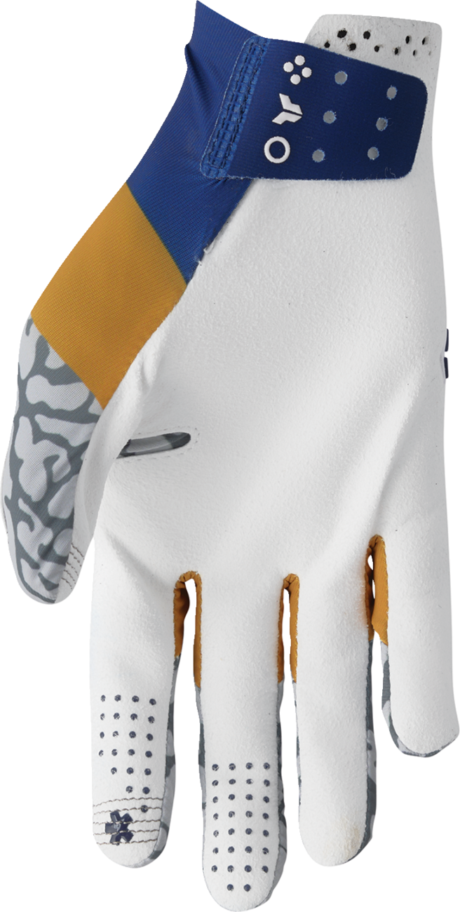 THOR SPORTMODE Bravo Gloves - Navy/Copper - Medium 3330-8238