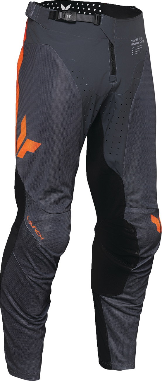 THOR LAUNCHMODE VENTED Raid Pants - Charcoal/Black - US 32 2901-11998