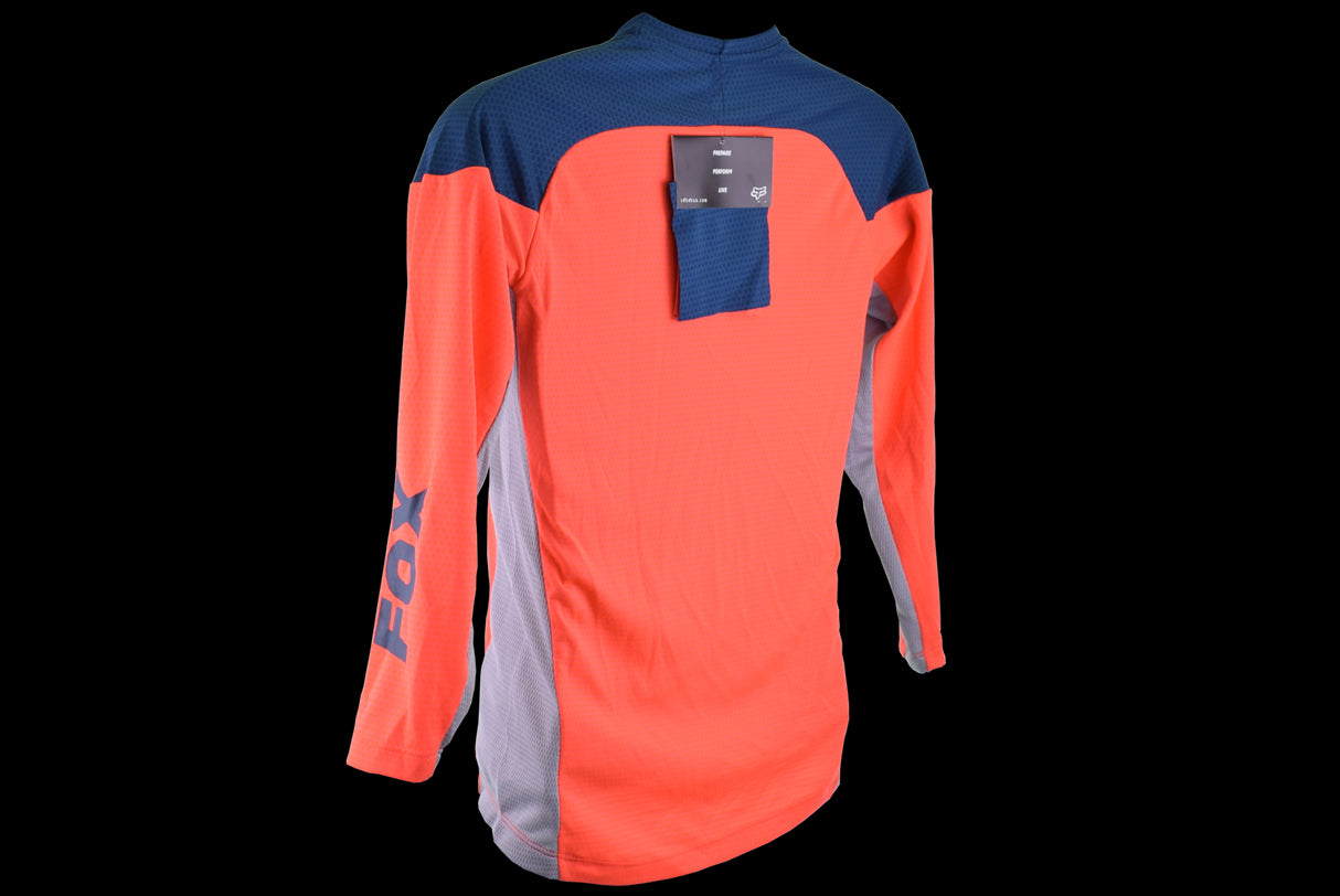 Fox Racing - Youth Defend Long Sleeve Jersey - Atomic Punch - YM