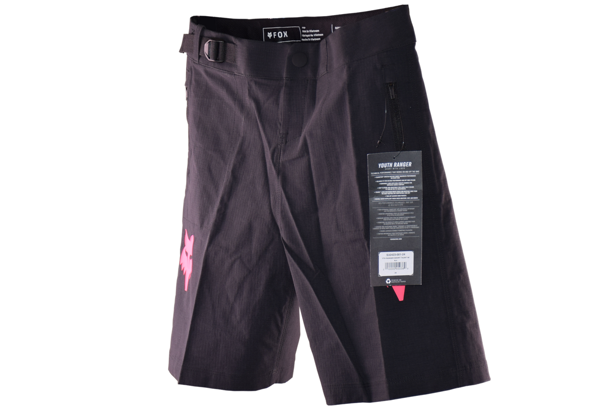 Fox Racing - Youth Ranger Short Taunt W/ Liner - Blk - 24