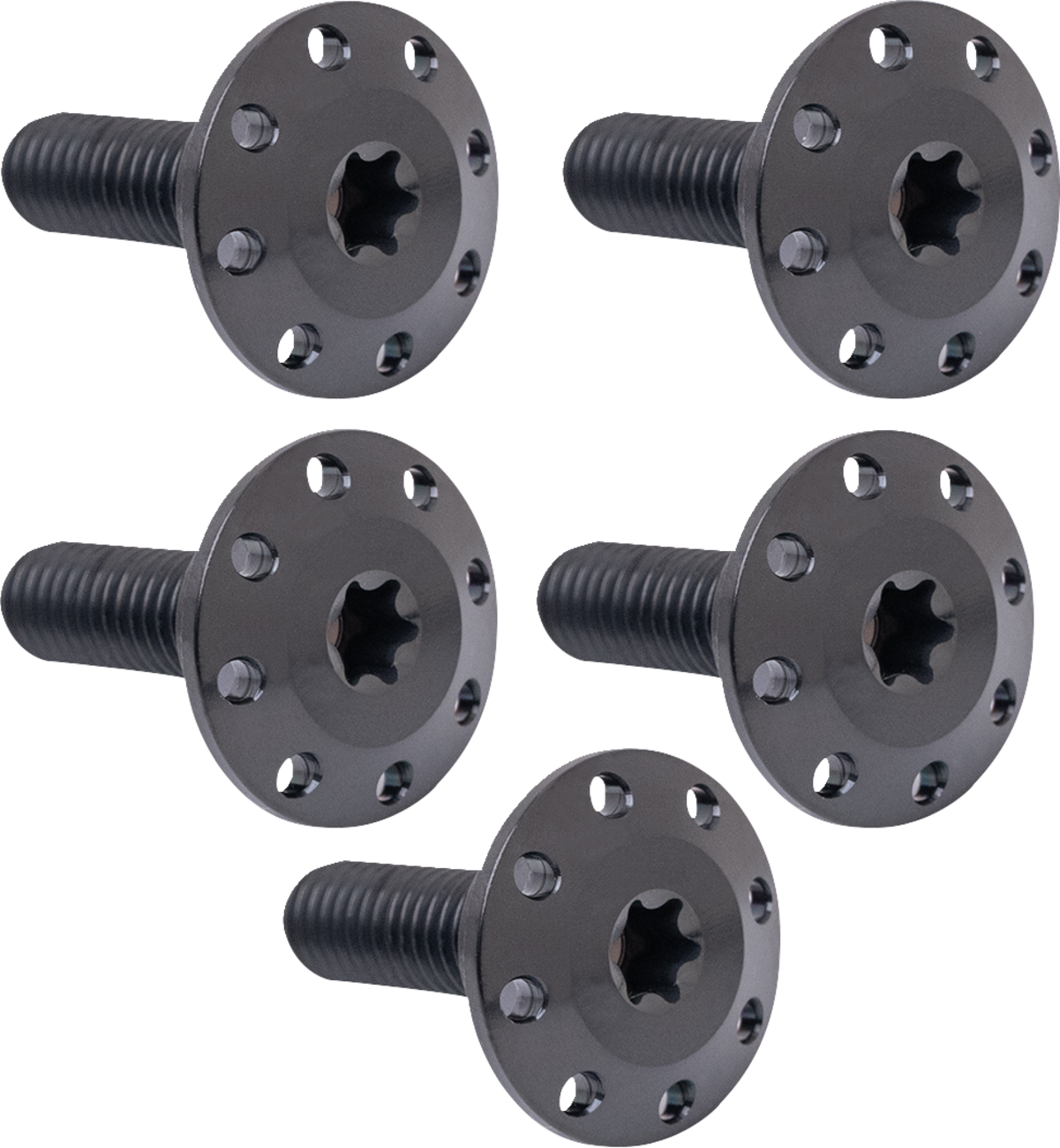 ARLEN NESS Bolt Kit - Holeshot/Front/Floating/Brake Rotor - Spoke Mount - Black - 5 Pack 300-921