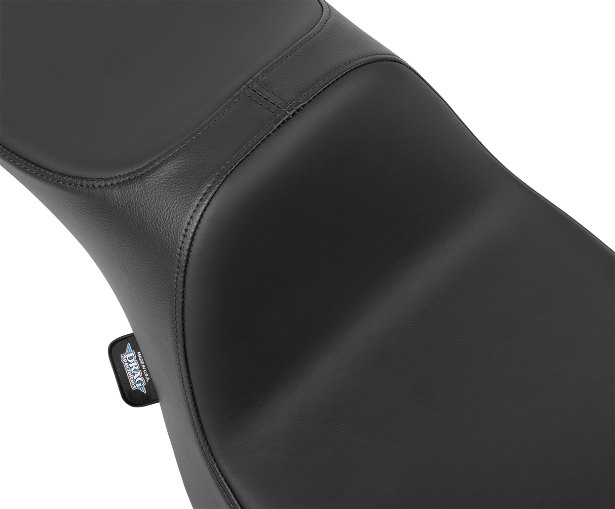 DRAG SPECIALTIES SEATS Extended Reach Predator III Seat - Vinyl/Solar Reflective Leather - FLH/FLT '23-'24 - Slipstop 4705E