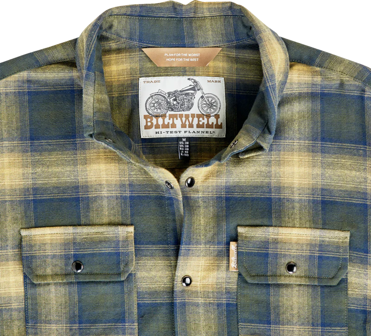 BILTWELL HI Test Flannel Shirt - Moss - 2XL 8128-126-006