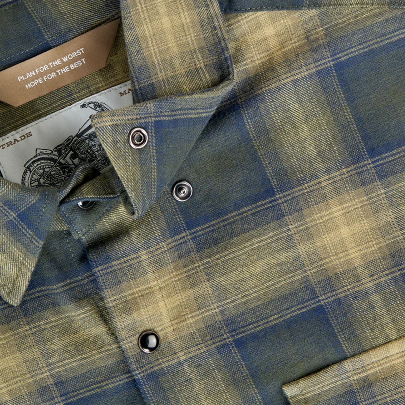 BILTWELL HI Test Flannel Shirt - Moss - 3XL 8128-126-007