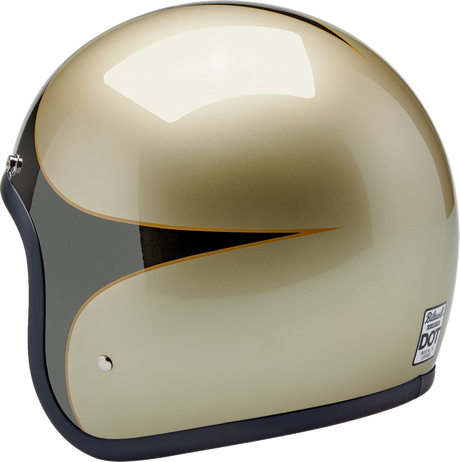 BILTWELL Bonanza Helmet - Scallop - Metallic Charcoal/Champagne - XL 1001-589-205