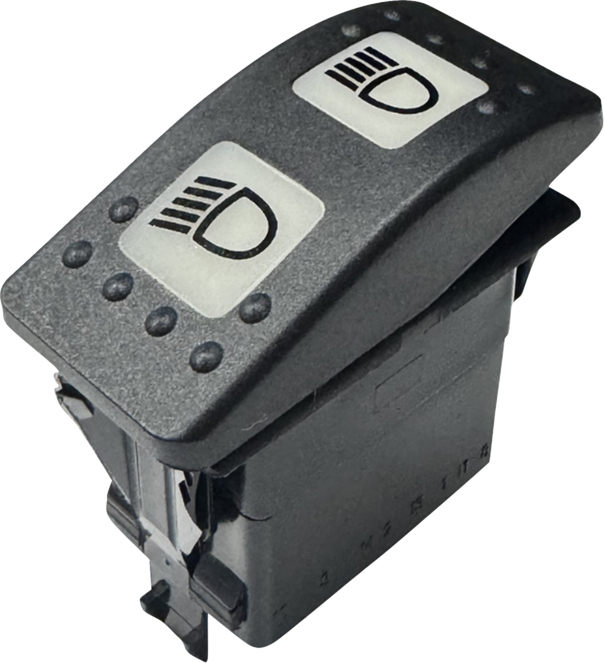 CUSTOM DYNAMICS Non-Interrupting 3-Position Lighted Rocker Switch - Shark Demon? 2 CD-OR-SWITCH