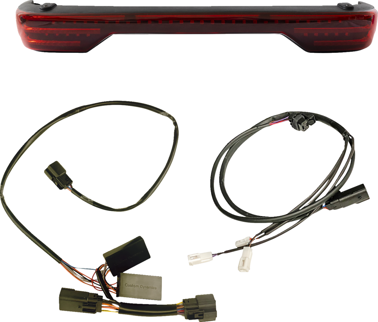 CUSTOM DYNAMICS Pro Beam? Light Kit - Tour Pak - Red Lens CD-TP-KIT-25-R