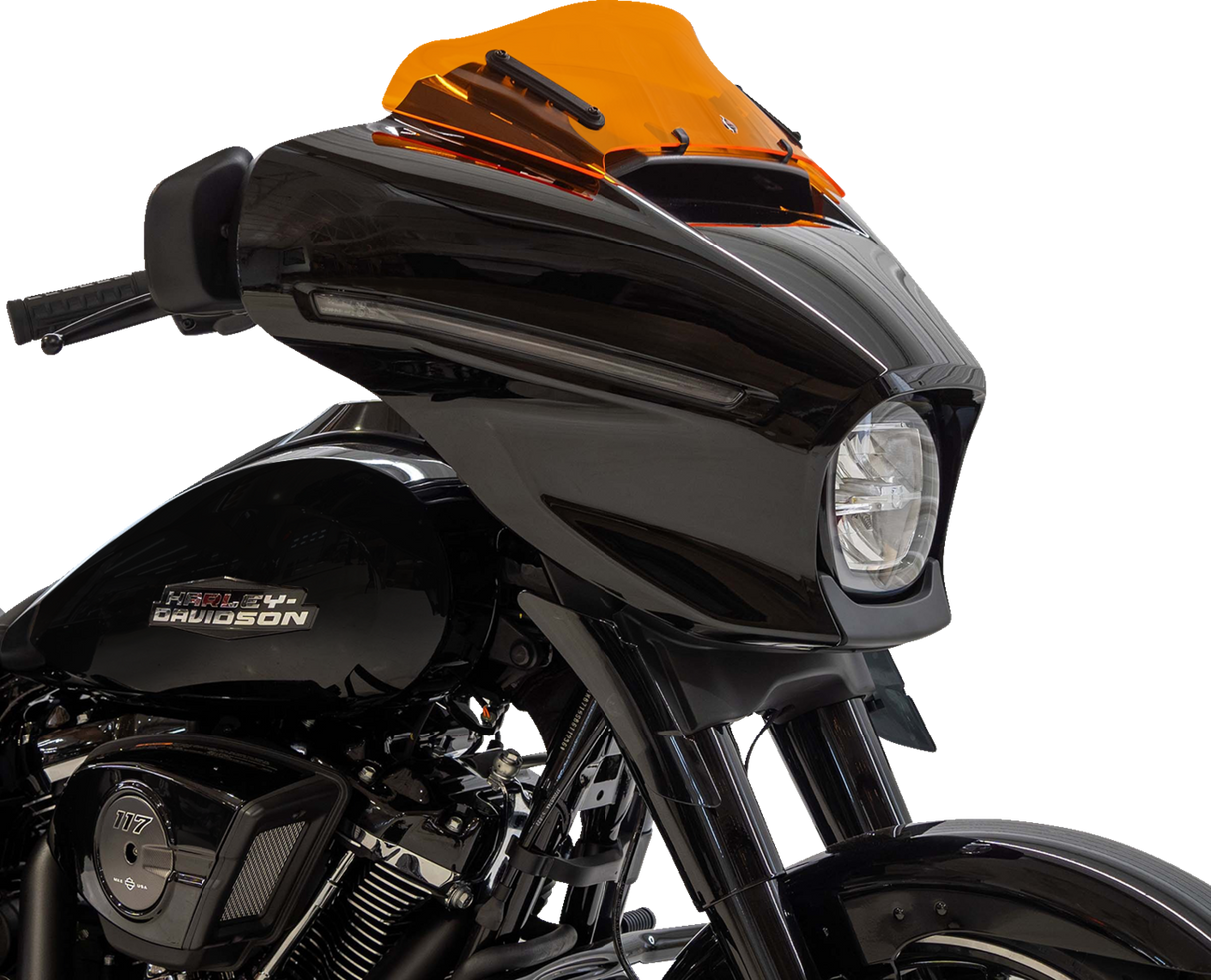 KLOCK WERKS Kolor Flare* Windshield - 6-1/2" - Orange - FLHX KWW-01-0742
