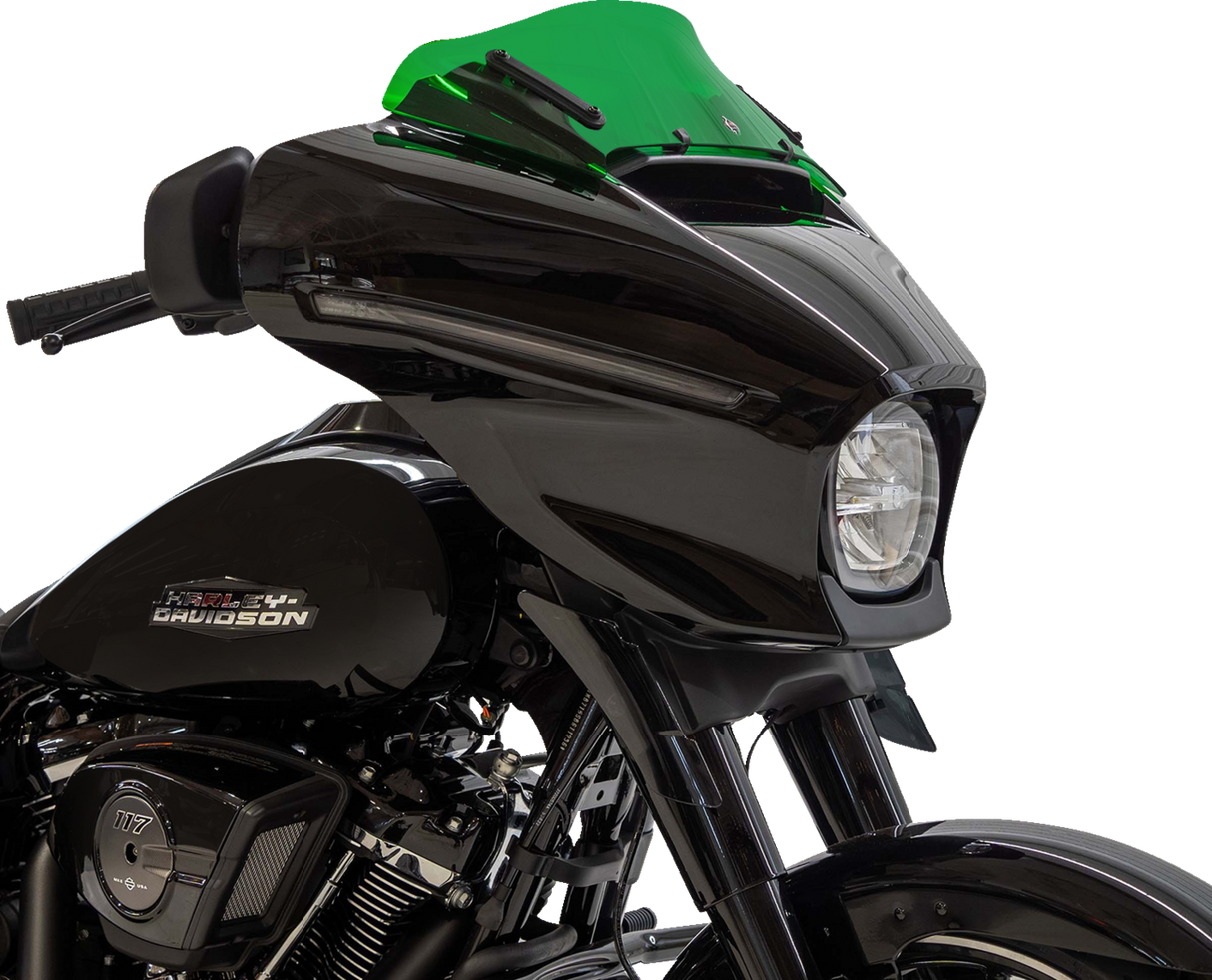 KLOCK WERKS Kolor Flare* Windshield - 6-1/2" - Green - FLHX KWW-01-0744
