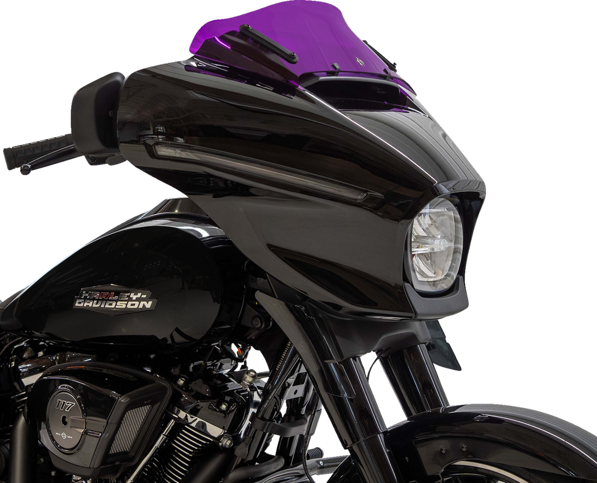 KLOCK WERKS Kolor Flare* Windshield - 6-1/2" - Purple - FLHX KWW-01-0746