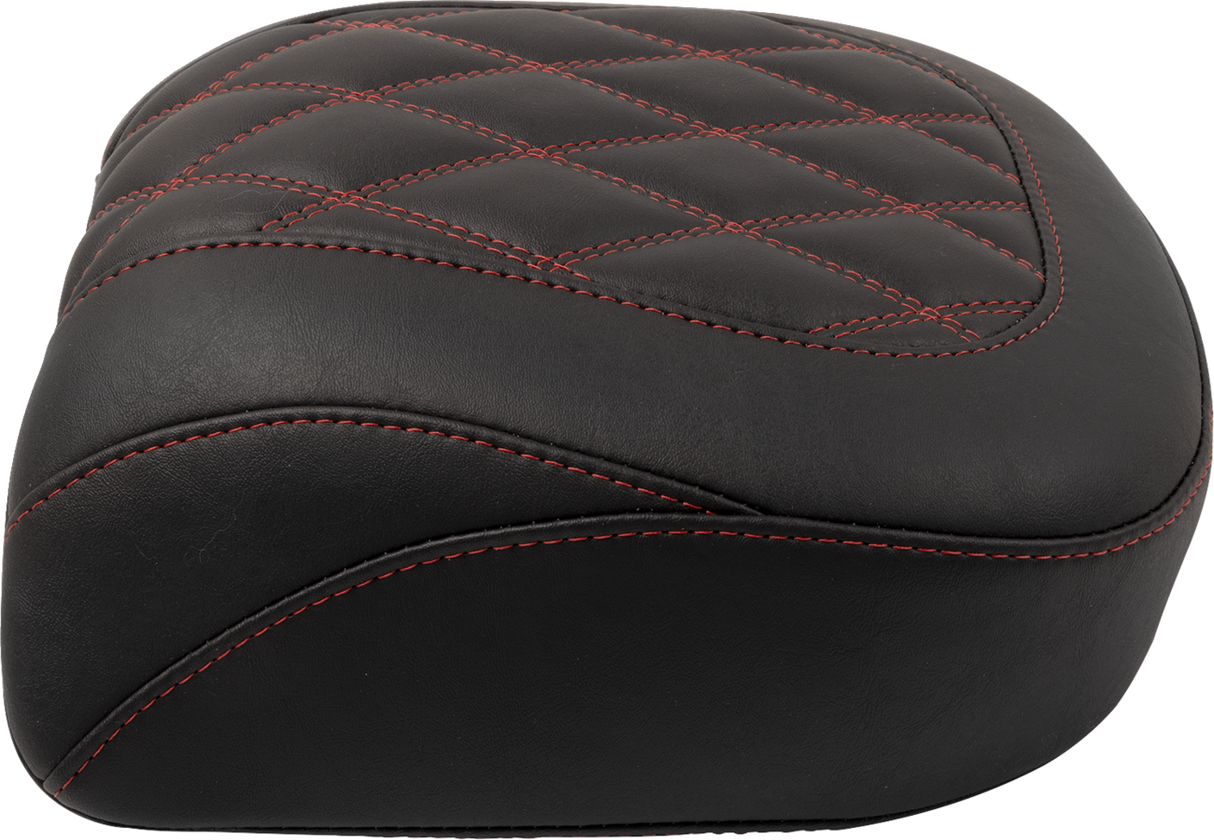 MUSTANG Wide Tripper™ Seat - Passenger - Dark Cherry Stitching - FLT/FLH '23-'25 88511DC
