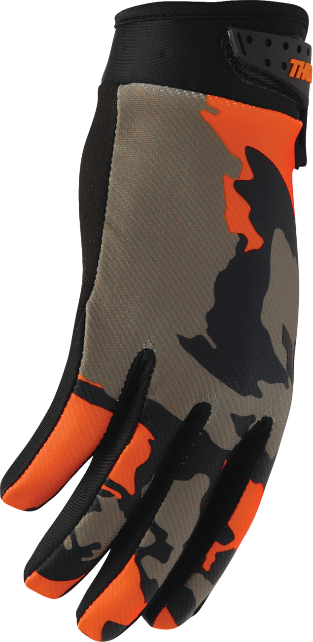 THOR Launchmode Hunter Gloves - Orange/Black - Small 3330-8522