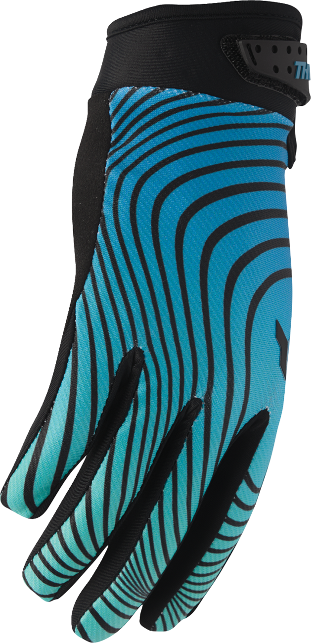 THOR Launchmode Identity Gloves - Teal/Black - Small 3330-8529
