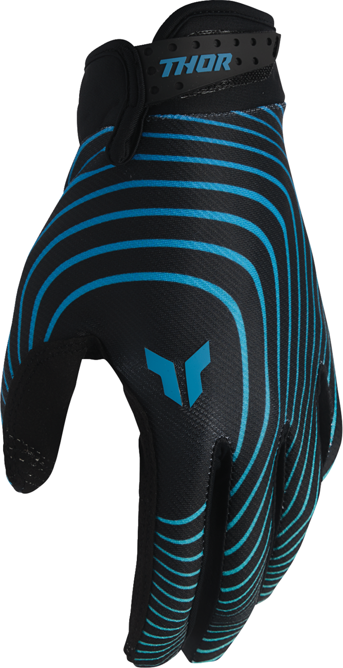 THOR Launchmode Identity Gloves - Teal/Black - Large 3330-8531