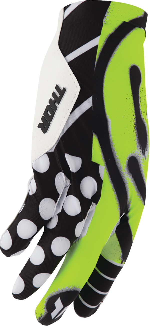 THOR Sportmode Anarchy Gloves - Black/White - Medium 3330-8551