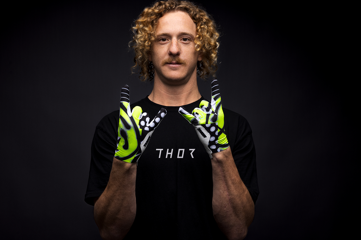 THOR Sportmode Anarchy Gloves - Black/White - 2XL 3330-8554