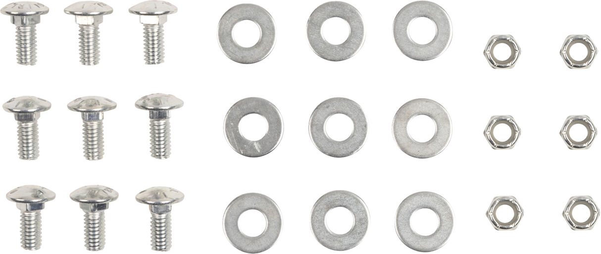 MOOSE OFFROAD Plow Rubber Flap Hardware - Nuts/Bolts BB2572PF