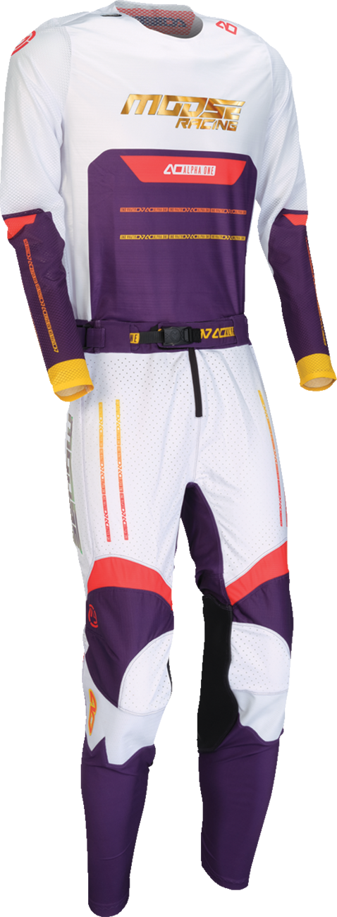 MOOSE OFFROAD Alpha One Jersey - Purple/Red - XS 2910-8331