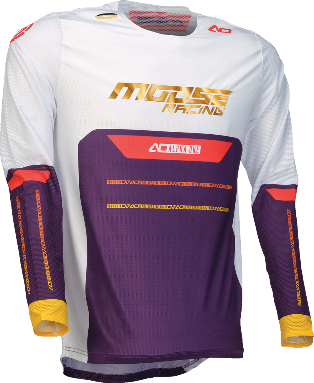MOOSE OFFROAD Alpha One Jersey - Purple/Red - Large 2910-8334