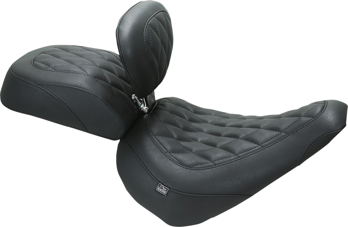 MUSTANG Wide Tripper™ Passenger Seat - Diamond - Black Stitch - FXBR '23-'25 85213