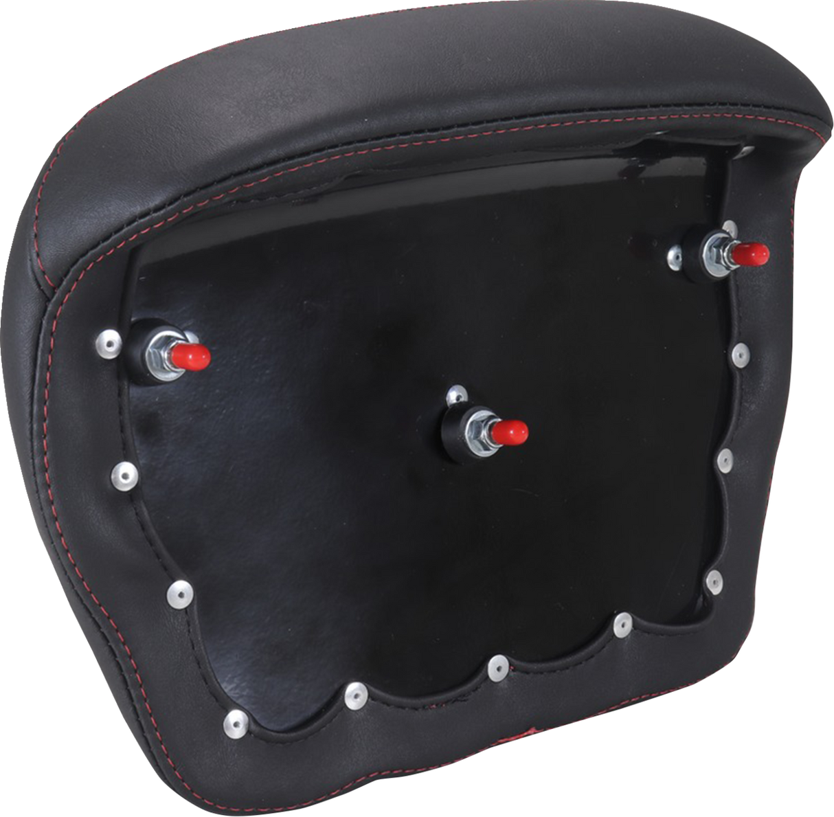 MUSTANG Chopped Tour-Pak® Pad - Dark Cherry Stitching - FLH/FLT '23-'25 88440DC