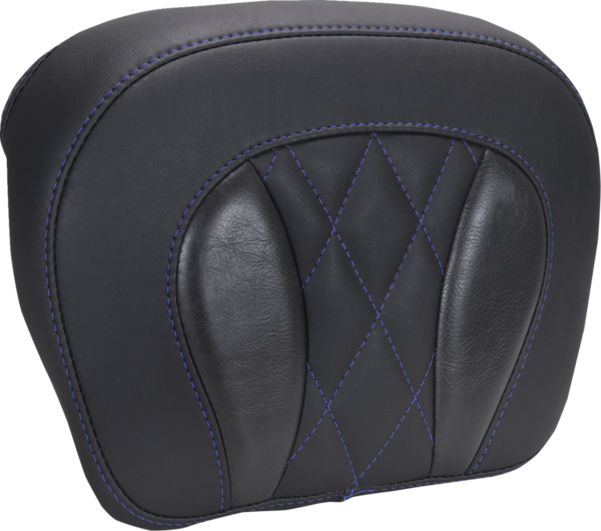 MUSTANG Chopped Tour-Pak® Pad - Sky Blue Stitching - FLH/FLT '23-'25 88440SB