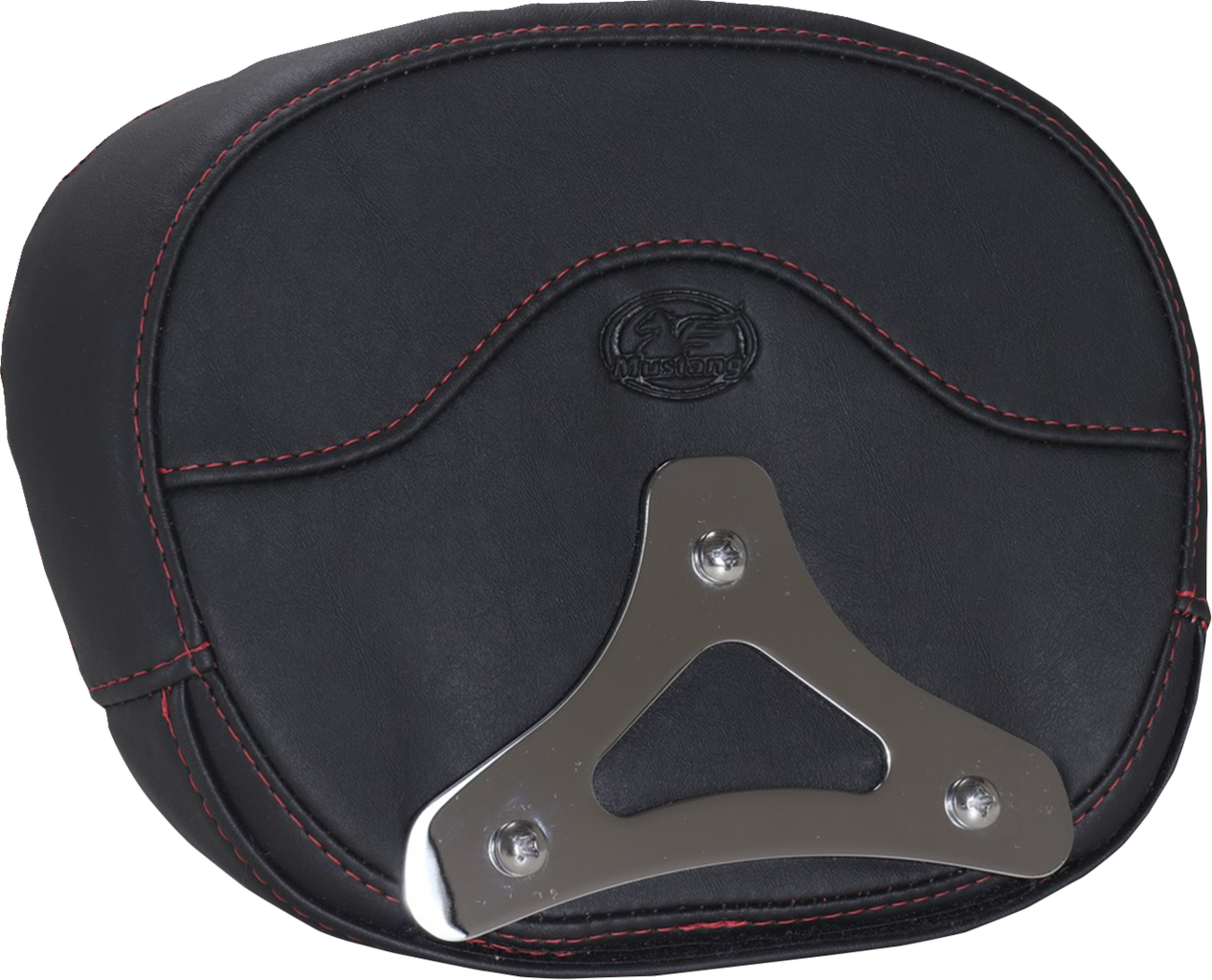 MUSTANG Deluxe Sissy Bar Pad - Diamond - Dark Cherry Stitch - FLT/FLH '23-'25 88450DC