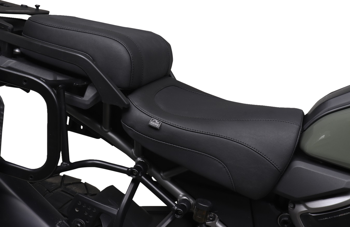 MUSTANG Adventure Touring Seat - Vinyl - Black - Pan America '21-'25 84810