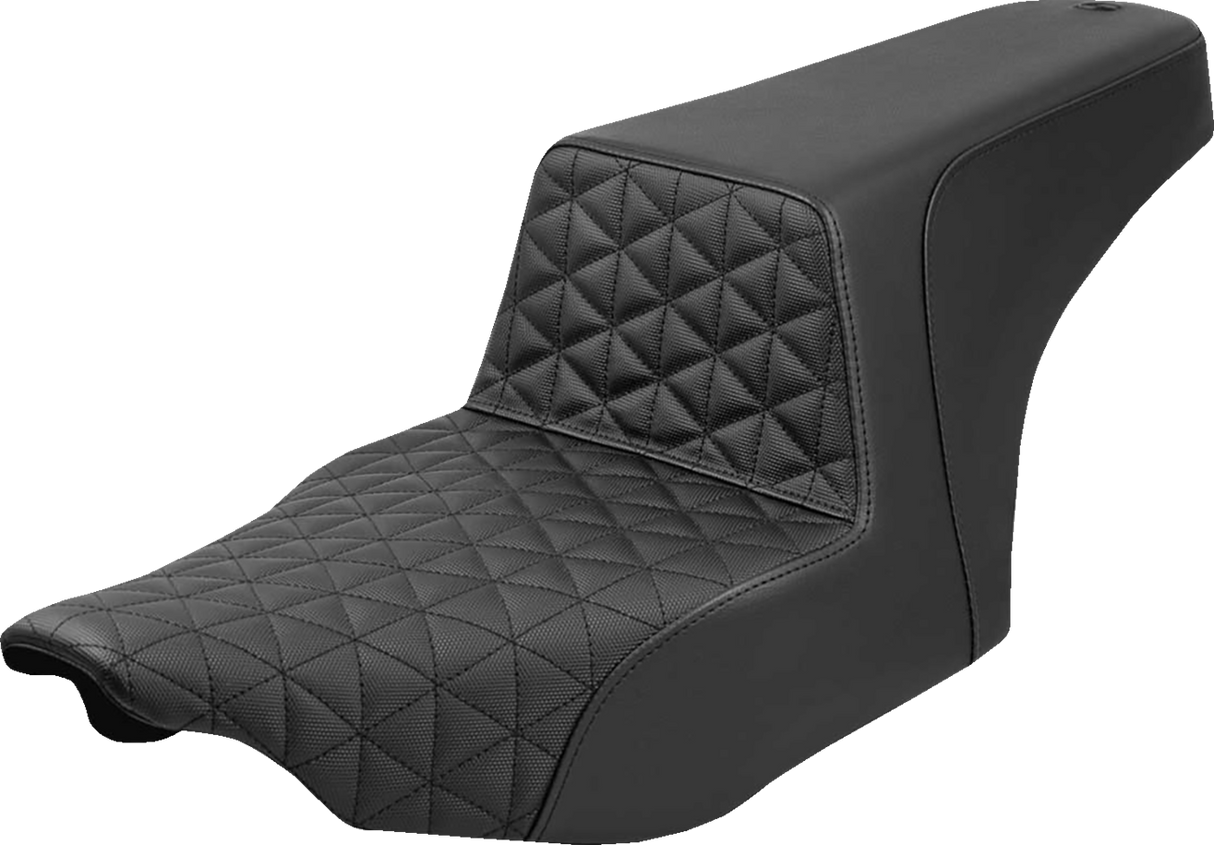 SADDLEMEN Step-Up Seat - Tri-Gripper - Black - FLH/FLT '23-'25 823-07-179