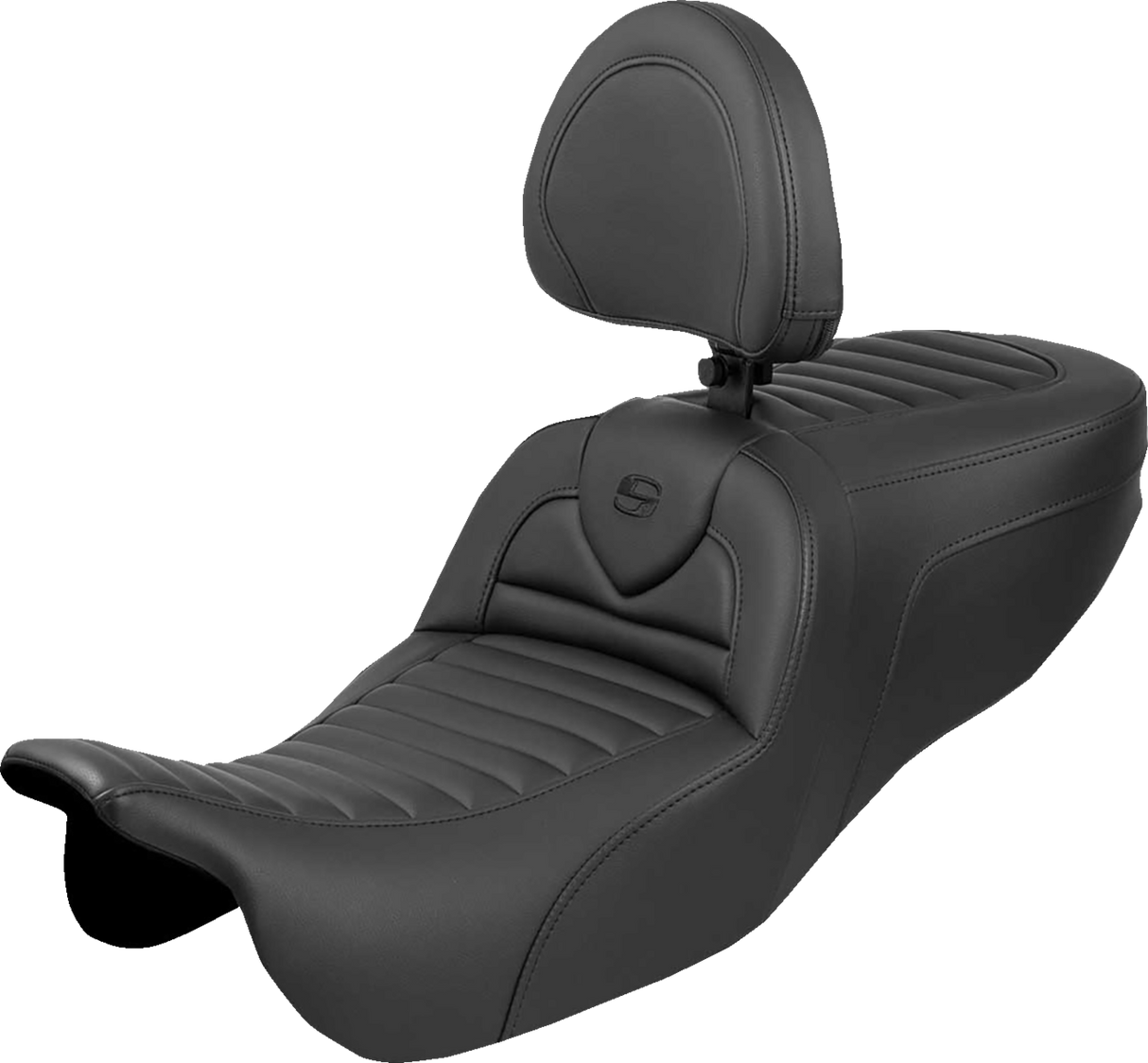 SADDLEMEN Roadsofa* Seat - with Backrest - Tuck-n-Roll - FLRT/FLTRT '15-'25 815-07-202B0