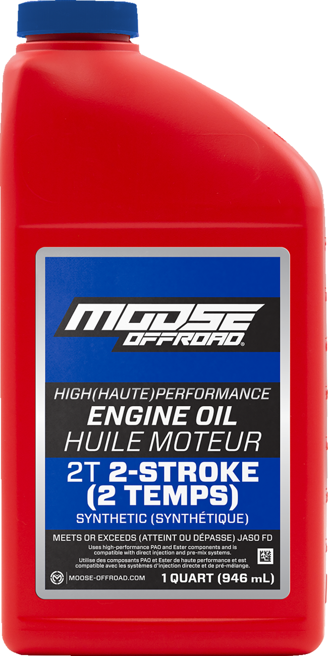 MOOSE OFFROAD 2-Stroke Synthetic Engine Oil - 1 US quart 219383