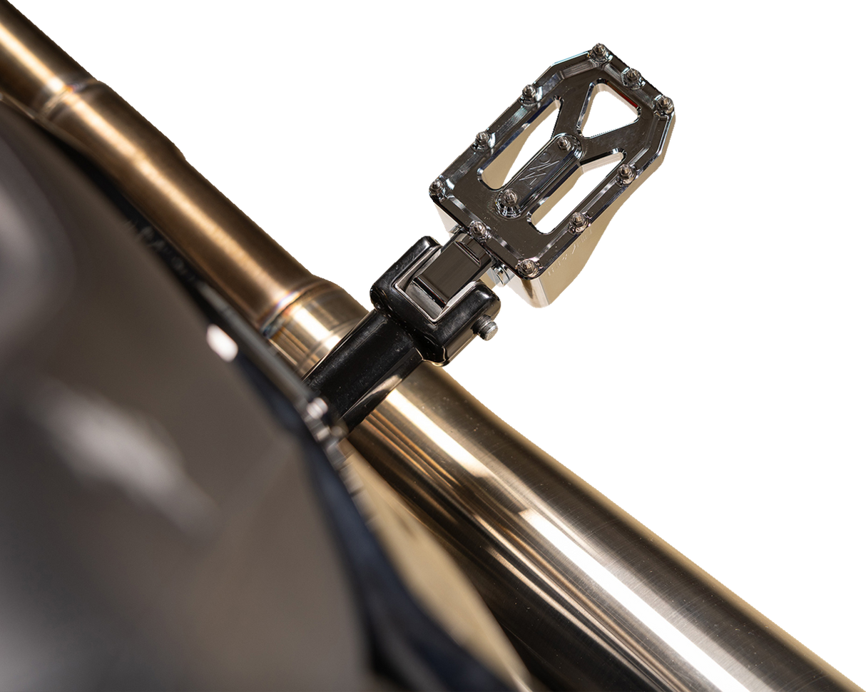 THRASHIN SUPPLY CO. Aggressor Foot Pegs - Rear - Chrome - HD '72-'25 TSC-2022-3-D