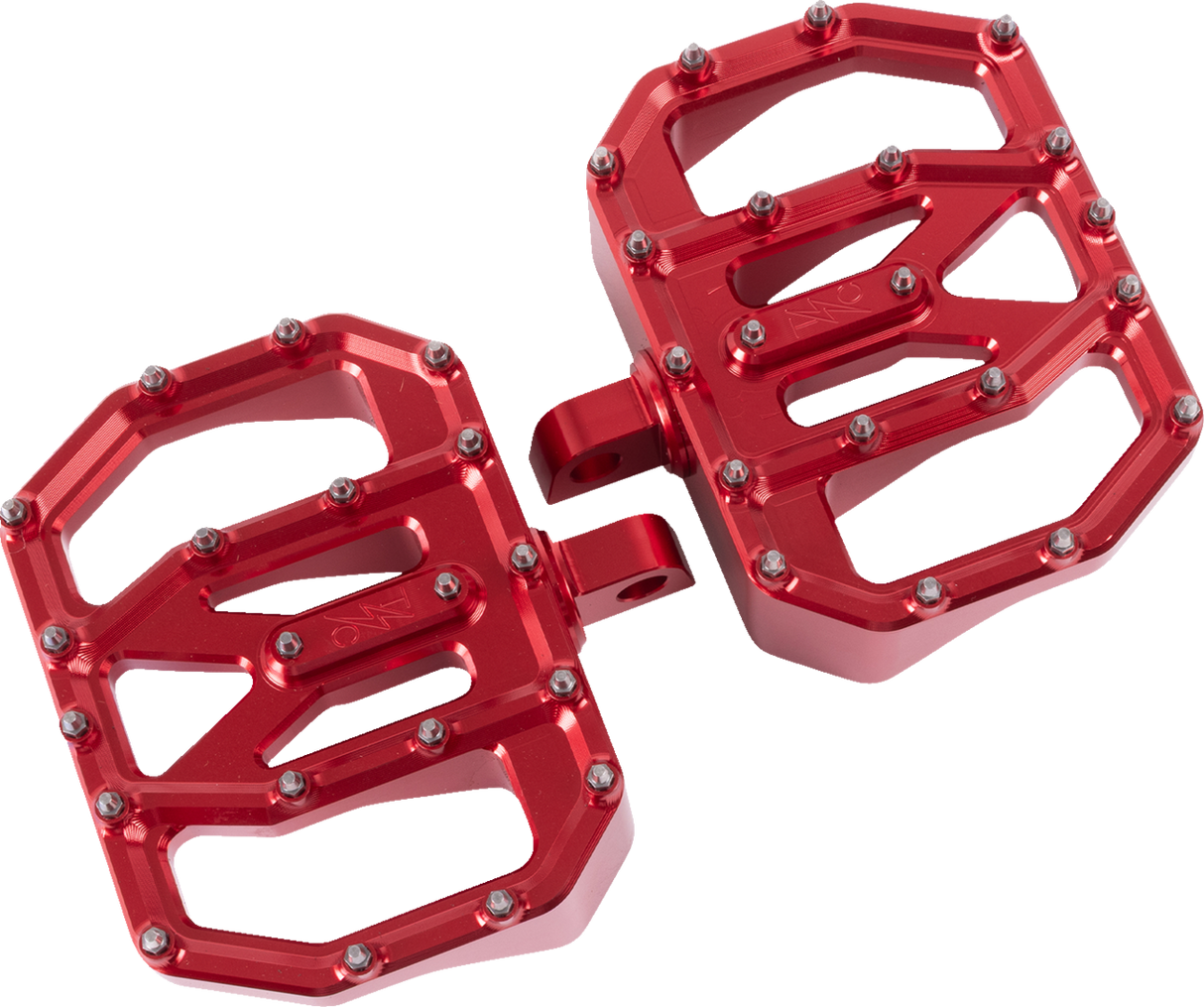 THRASHIN SUPPLY CO. Mini Aggressor Floorboards - Red - Rear TSC-2031-2-D