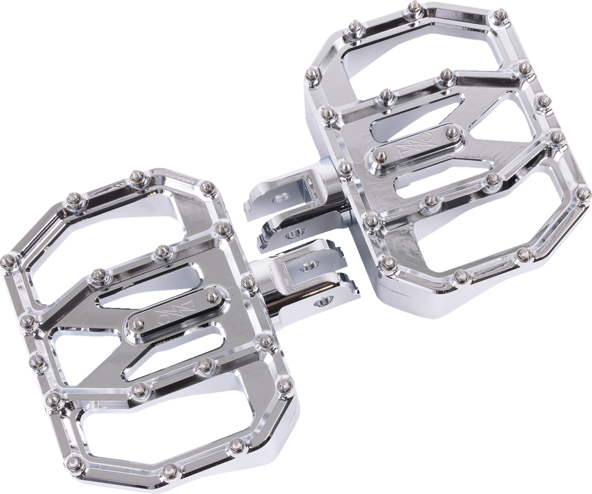 THRASHIN SUPPLY CO. Mini Aggressor Floorboards - Gold - Front TSC-2031-5-SF