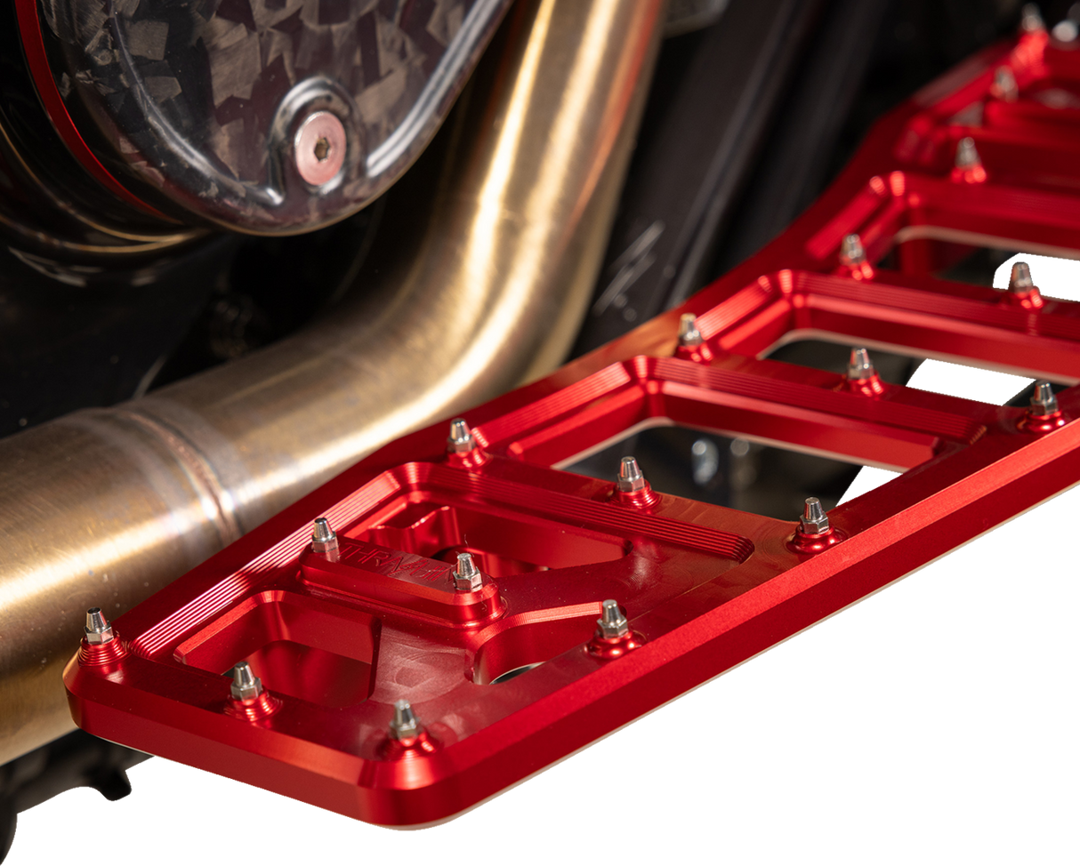 THRASHIN SUPPLY CO. Aggressor Floorboards - Red TSC-2219-2