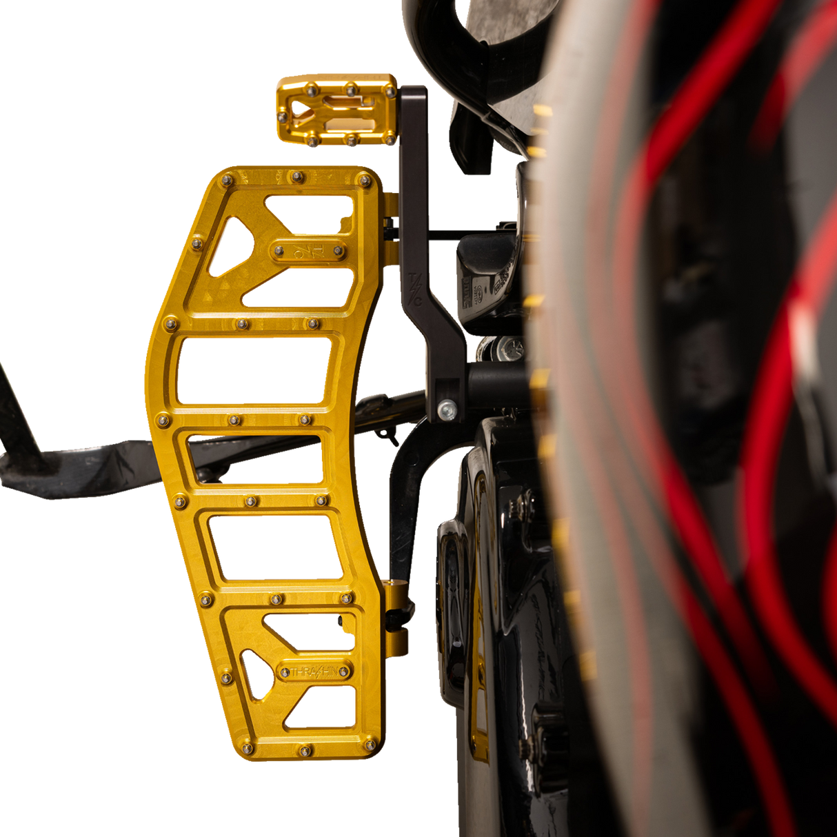 THRASHIN SUPPLY CO. Aggressor Floorboards - Gold TSC-2219-5