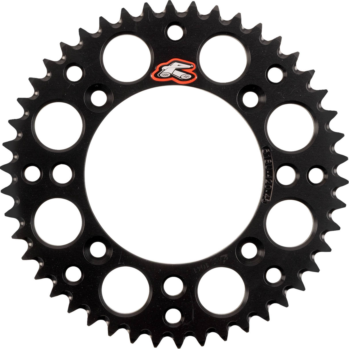 RENTHAL Rear Sprocket - Aluminum - 46 Tooth - Black - KTM 518U-420-46GPBK