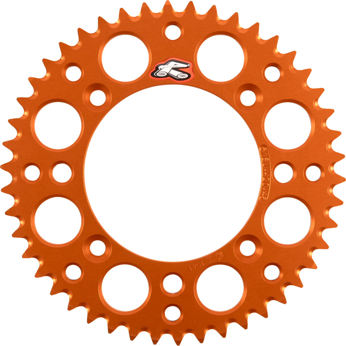 RENTHAL Rear Sprocket - Aluminum - 46 Tooth - Orange - KTM 518U-420-46GPOR