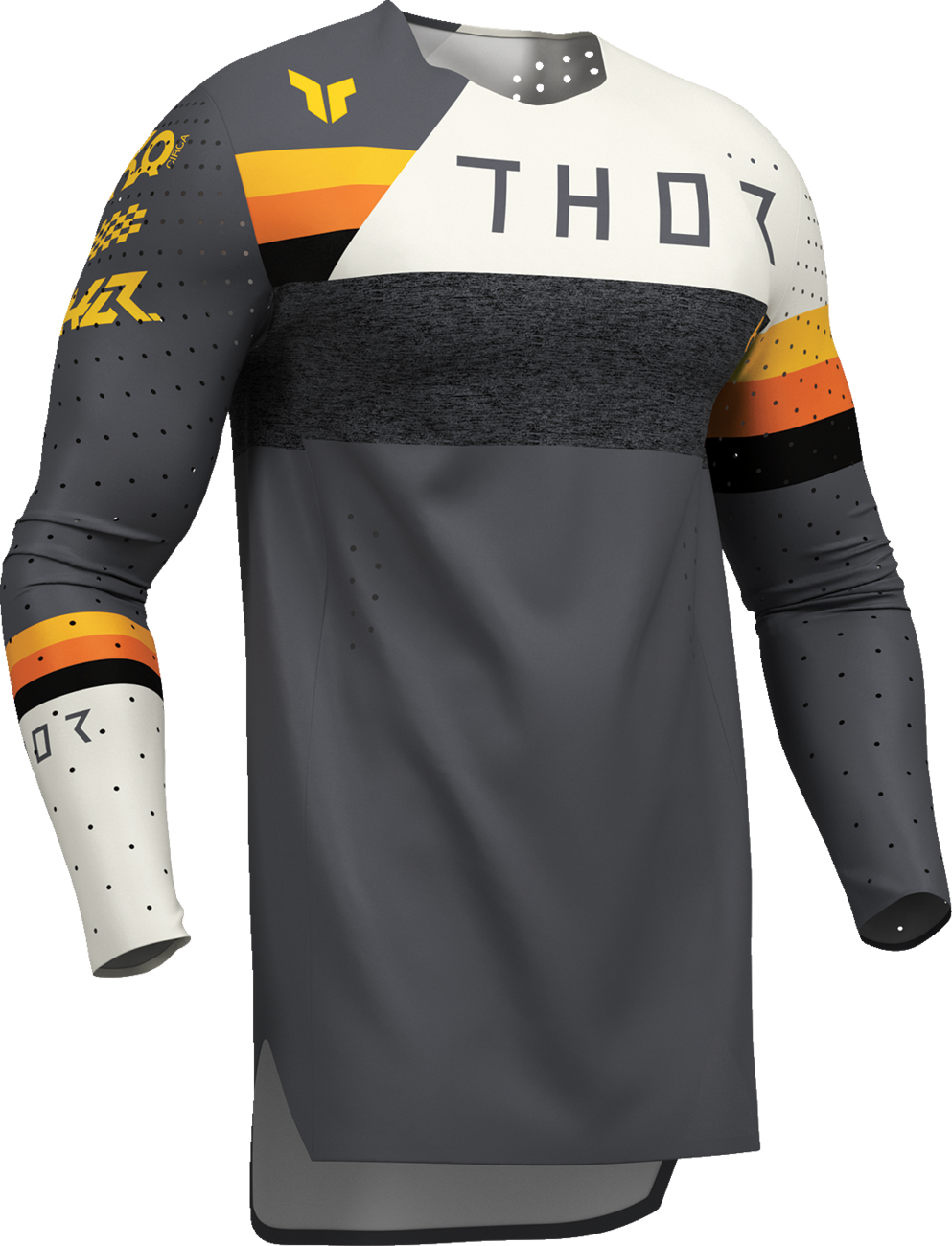 THOR Sportmode League Jersey - Charcoal/White - Small 2910-8352