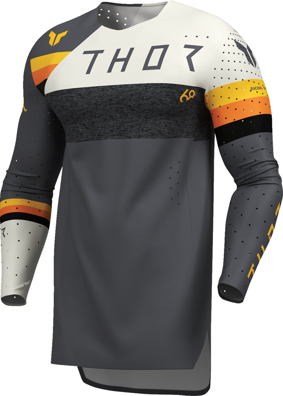 THOR Sportmode League Jersey - Charcoal/White - Small 2910-8352