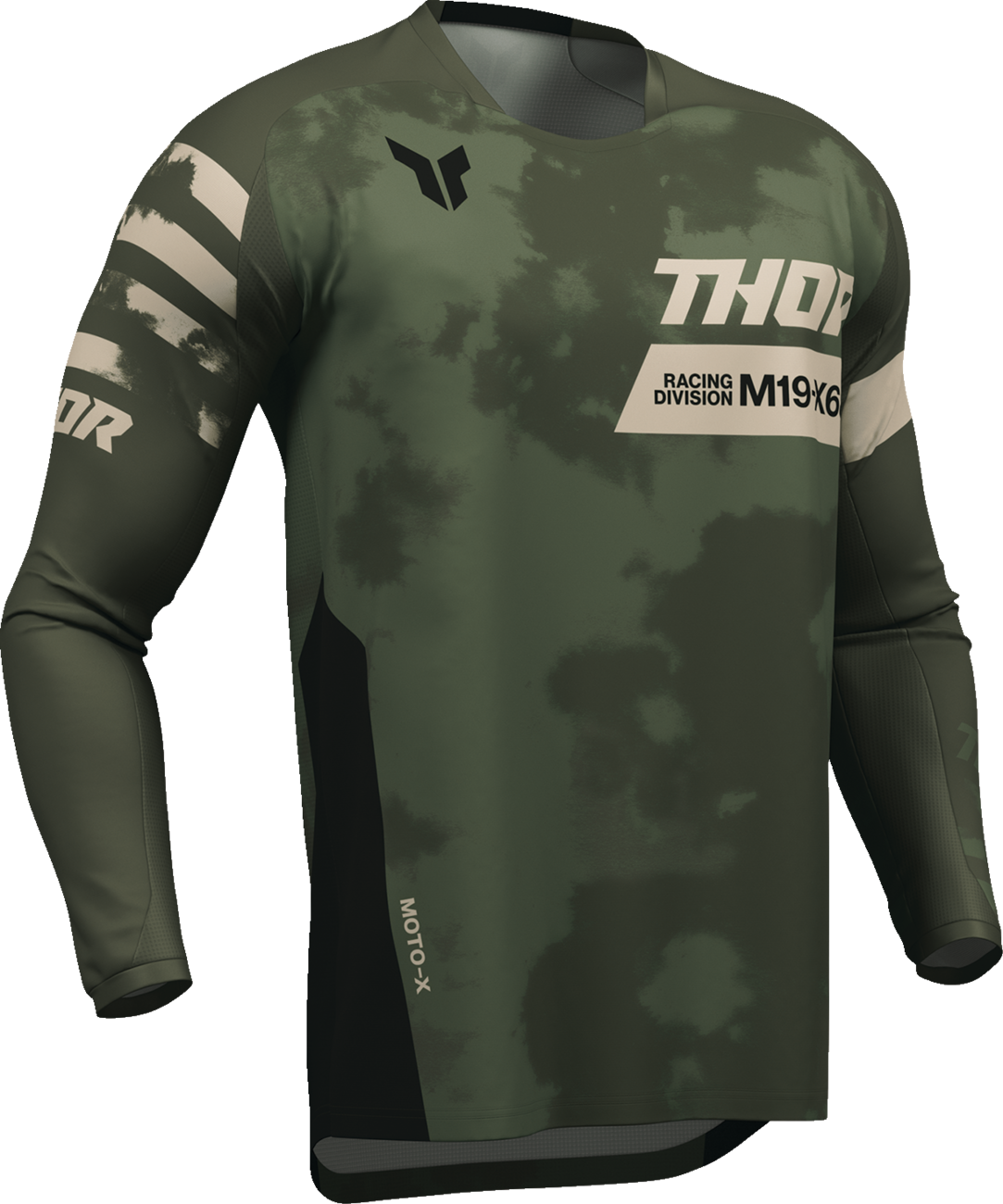 THOR Launchmode Bleach Jersey - Black/Camo - Small 2910-8394
