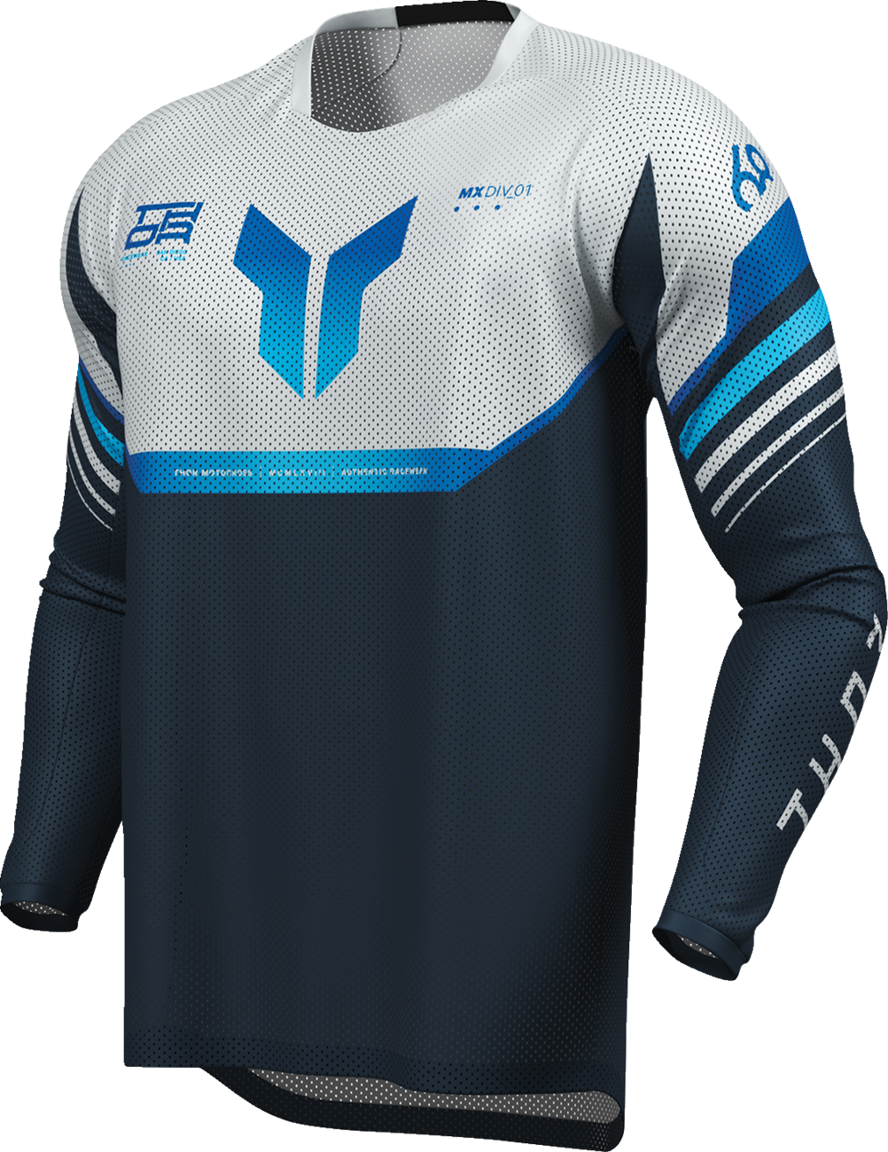THOR Launchmode Air Raptor Jersey - Midnight/Gray - Large 2910-8438
