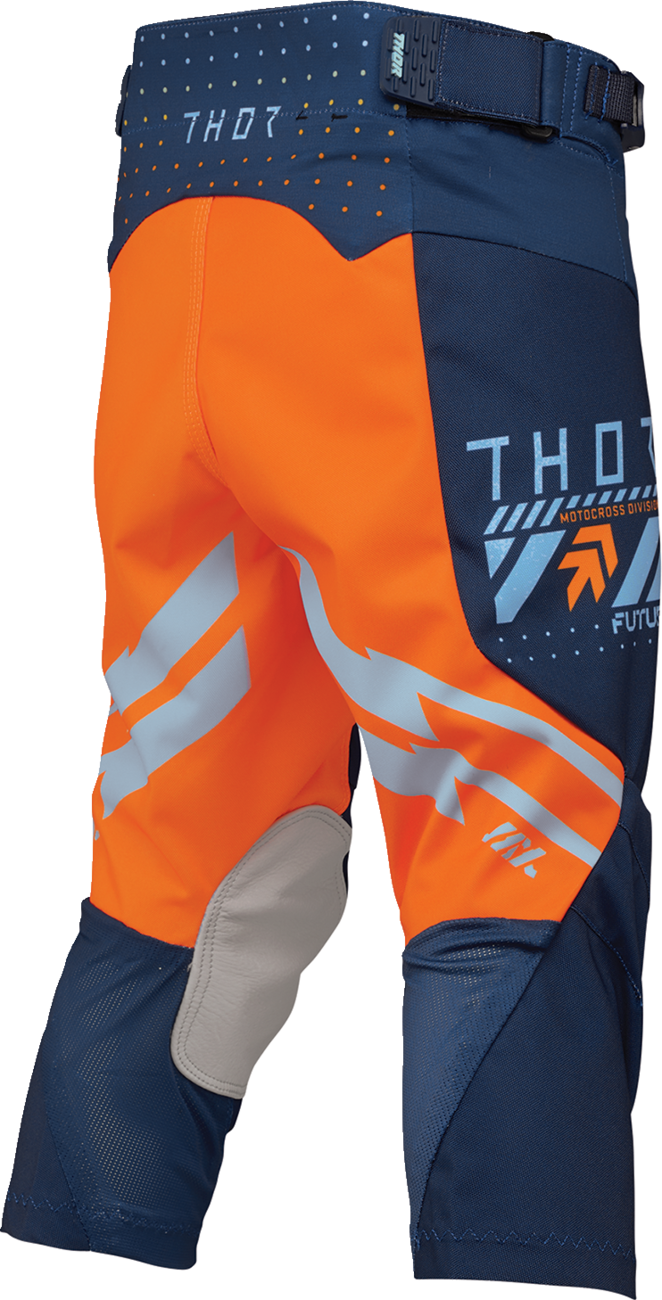 THOR Youth Launchmode Futura Pants - Navy/Orange - US 24 2903-2612