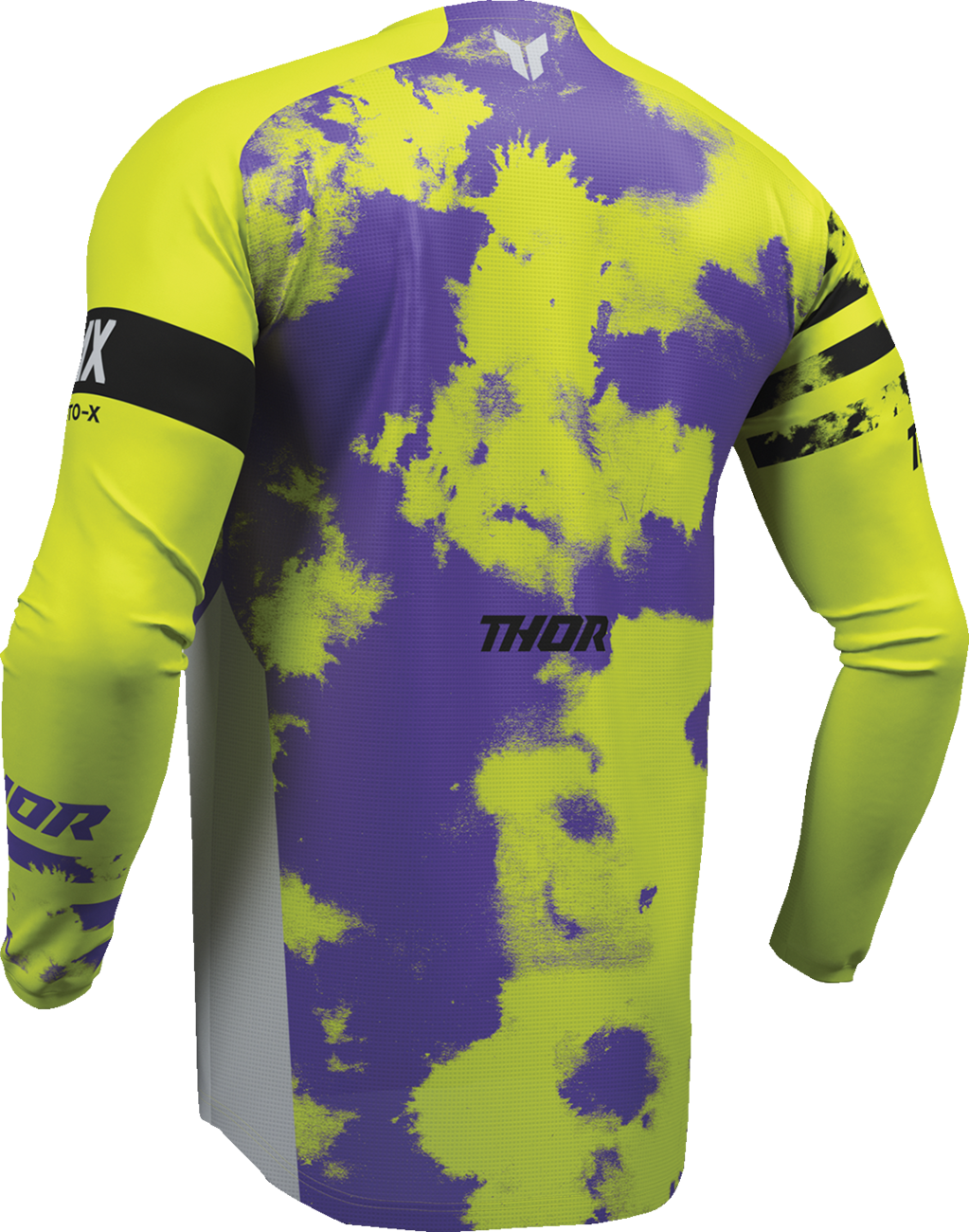 THOR Youth Launchmode Bleach Jersey - Gray/Acid - Small 2912-2580