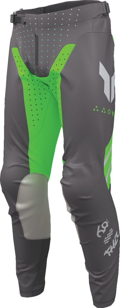 THOR Launchmode Futura Pants - Charcoal/Green - US 34 2901-12306