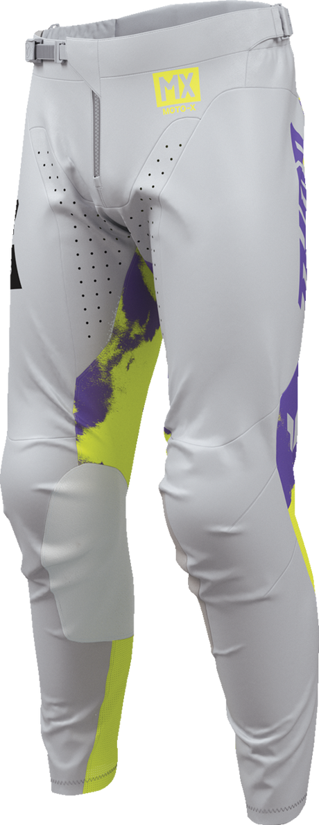 THOR Launchmode Bleach Pants - Gray/Acid - US 28 2901-12321