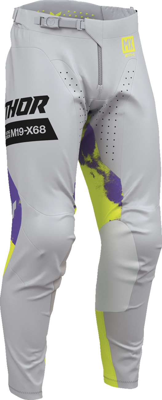 THOR Launchmode Bleach Pants - Gray/Acid - US 30 2901-12322