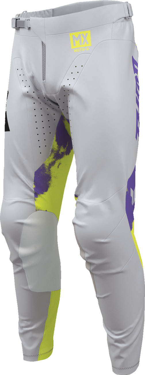 THOR Launchmode Bleach Pants - Gray/Acid - US 30 2901-12322