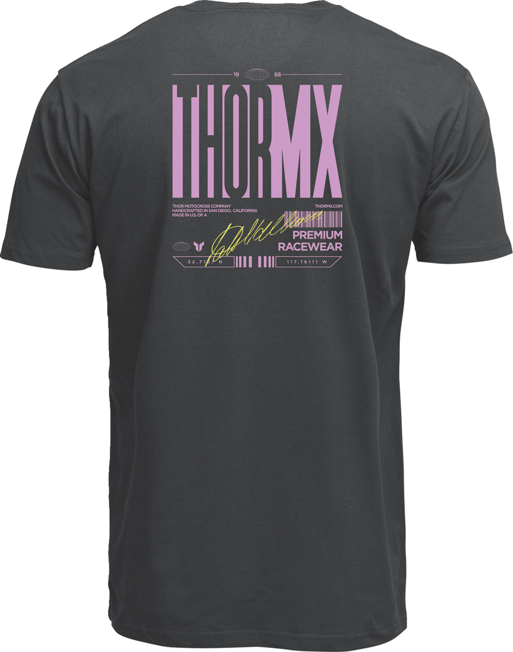 THOR Signature T-Shirt - Coal - Large 3030-25129