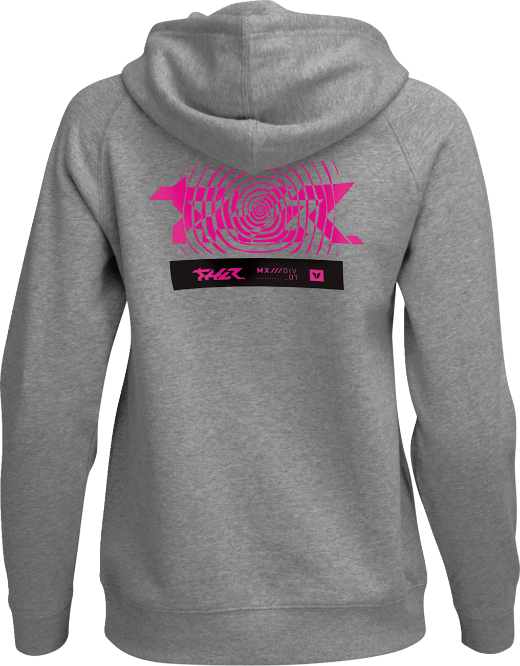 THOR Women's Mind Control Pullover Hoodie - Heather Gray - Small 3051-1257